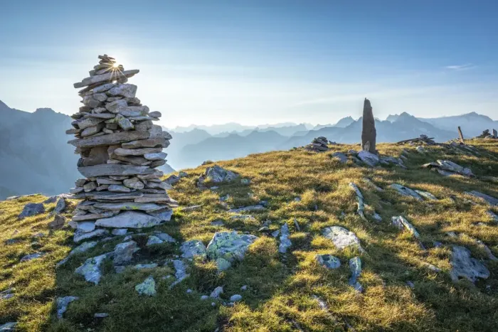 Framed Print : Cairns on the Peterskopfl, Ginzling, Zillertal, Tyrol, Austria Framed Print : Cairns on the Peterskopfl, Ginzling, Zillertal, Tyrol, Austria