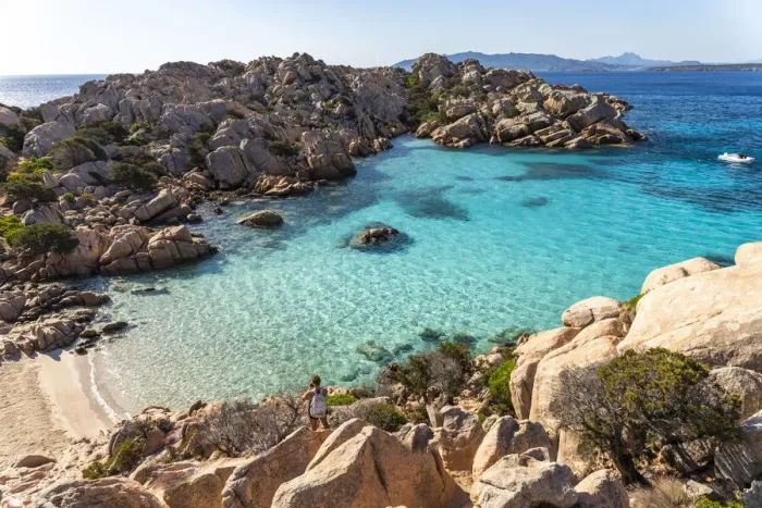 Framed Print : Cala Coticcio at Caprera Island, La Maddalena Archipelago, Sardinia, Italy Framed Print : Cala Coticcio at Caprera Island, La Maddalena Archipelago, Sardinia, Italy