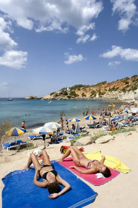 Framed Print : Cala d Hort, Ibiza, the Balearic Islands, Spain