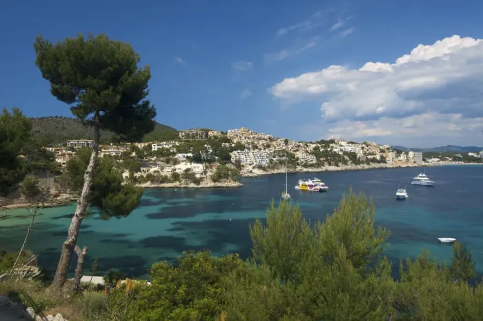 Framed Print : Cala Fornells, Majorca, Balearic Islands, Spain