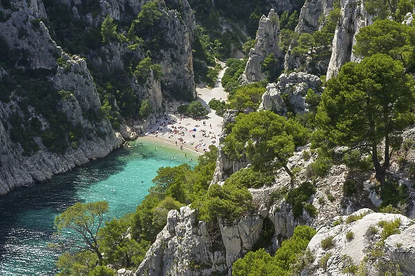 Calanques d´En Vau, Cassis, Cote d Azur, Franzosische Riviera
