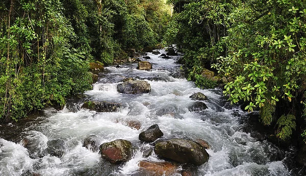 Caldera Creek rapids in Boquete, Panama, Central America