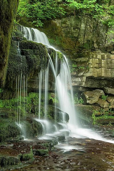 Caldron Falls, West Burton, Yorkshire Dales, England