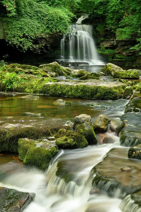 Framed Print : Caldron Falls, West Burton, Yorkshire Dales National Park, England Framed Print : Caldron Falls, West Burton, Yorkshire Dales National Park, England