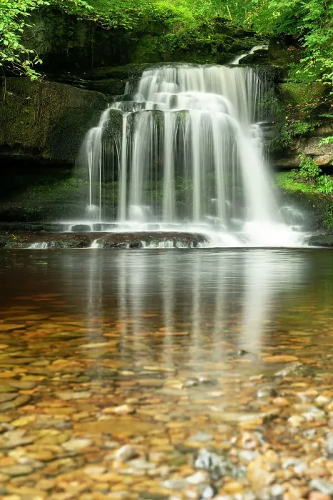 Framed Print : Caldron Falls, West Burton, Yorkshire Dales National Park, England Framed Print : Caldron Falls, West Burton, Yorkshire Dales National Park, England
