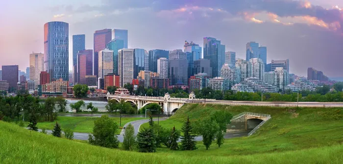 Framed Print : Calgary Downtown, Alberta, Canada Framed Print : Calgary Downtown, Alberta, Canada