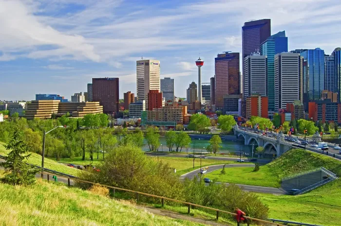 Framed Print : Calgary skyline and the Calgary Tower, Alberta, Canada Framed Print : Calgary skyline and the Calgary Tower, Alberta, Canada