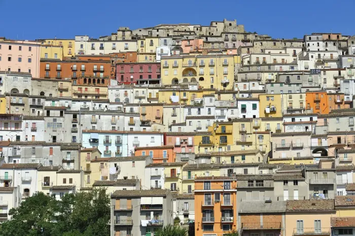 Framed Print : Calitri, Avellino province, Campania region, Italy, Europe Framed Print : Calitri, Avellino province, Campania region, Italy, Europe