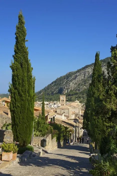 Framed Print : Calvary Hill in Pollenca, Majorca, Balearics, Spain Framed Print : Calvary Hill in Pollenca, Majorca, Balearics, Spain