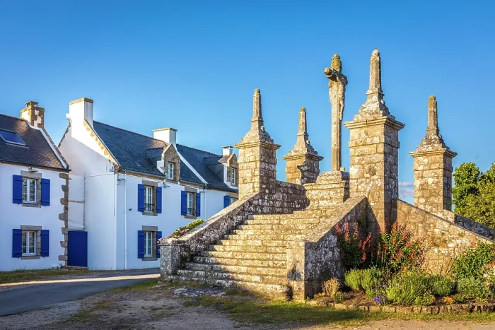 Framed Print : Calvary on the Ile de Saint-Cado, Morbihan, Brittany, France Framed Print : Calvary on the Ile de Saint-Cado, Morbihan, Brittany, France