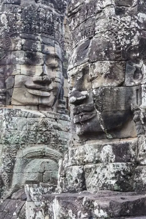 Framed Print : Cambodia, Angkor, Angkor Thom, Bayon Temple, face of Avalokiteshvara Framed Print : Cambodia, Angkor, Angkor Thom, Bayon Temple, face of Avalokiteshvara