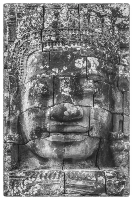 Framed Print : Cambodia, Angkor, Angkor Thom, Bayon Temple, face of Avalokiteshvara Framed Print : Cambodia, Angkor, Angkor Thom, Bayon Temple, face of Avalokiteshvara