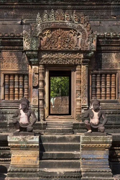 Framed Print : Cambodia, Siem Reap, Angkor Wat Complex (Unesco Site), Banteay Srei temple Framed Print : Cambodia, Siem Reap, Angkor Wat Complex (Unesco Site), Banteay Srei temple