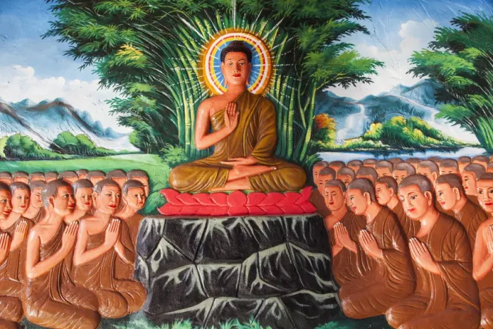 Framed Print : Cambodia, Siem Reap, Preah Promreath Temple, Wall Mural Painting depicting the Life Framed Print : Cambodia, Siem Reap, Preah Promreath Temple, Wall Mural Painting depicting the Life
