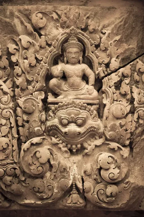 Framed Print : Cambodia, Temples of Angkor (UNESCO site), Banteay Srei Temple, central sanctuary Framed Print : Cambodia, Temples of Angkor (UNESCO site), Banteay Srei Temple, central sanctuary