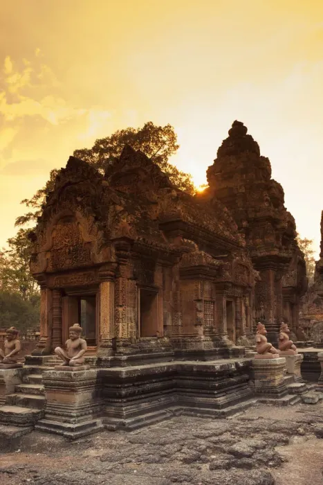 Framed Print : Cambodia, Temples of Angkor (UNESCO site), Banteay Srei Temple, central sanctuary Framed Print : Cambodia, Temples of Angkor (UNESCO site), Banteay Srei Temple, central sanctuary