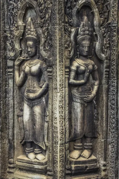 Framed Print : Cambodia, Temples of Angkor (UNESCO site), Ta Prohm
