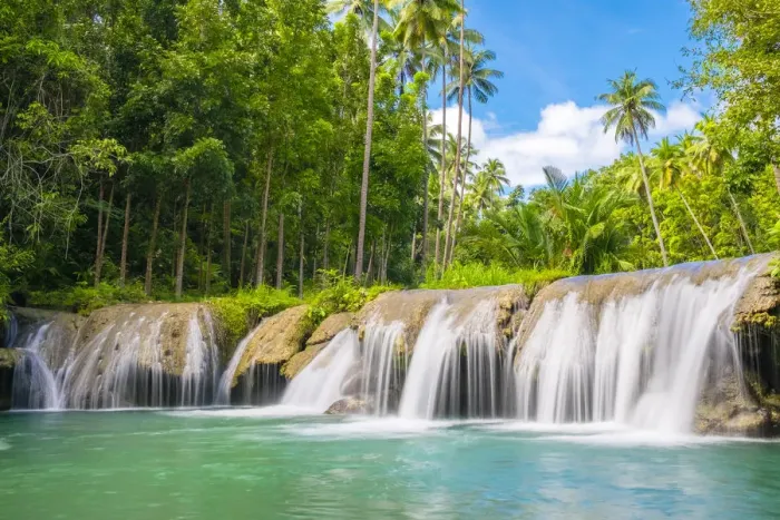 Framed Print : Cambugahay Falls surrounded bu jungle foliage, Lazi, Siquijor Island, Central Visayas Framed Print : Cambugahay Falls surrounded bu jungle foliage, Lazi, Siquijor Island, Central Visayas