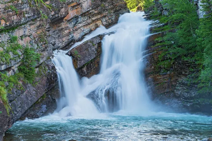 Framed Print : Cameron Creek at Cameron Falls Waterton Lakes National Park, Alberta, Canada Framed Print : Cameron Creek at Cameron Falls Waterton Lakes National Park, Alberta, Canada