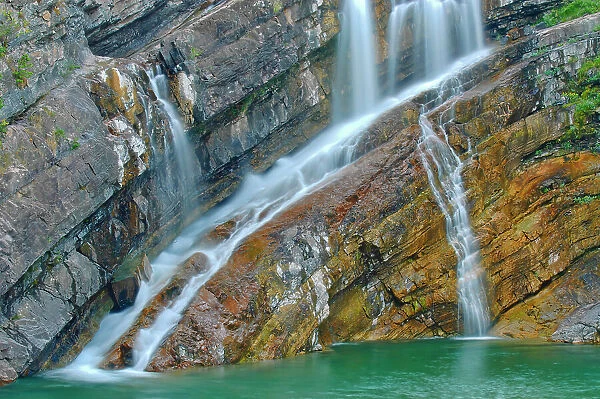 Cameron Falls, Waterton Lakes National Park, Alberta, Canada
