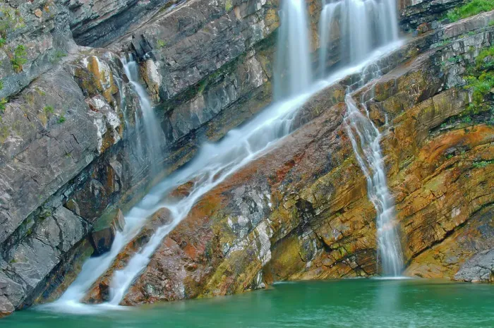 Framed Print : Cameron Falls, Waterton Lakes National Park, Alberta, Canada