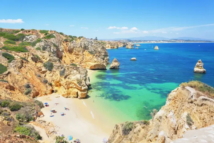 Framed Print : Camilo beach, Lagos, Algarve, Portugal Framed Print : Camilo beach, Lagos, Algarve, Portugal