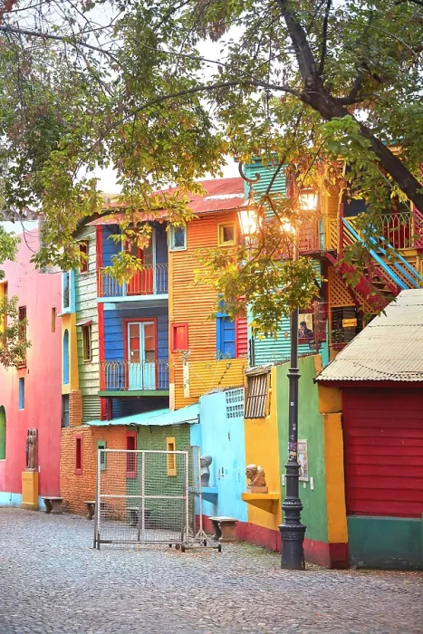 Framed Print : The Caminito de La Boca illuminated in late evening, La Boca, Buenos Aires, Argentina Framed Print : The Caminito de La Boca illuminated in late evening, La Boca, Buenos Aires, Argentina