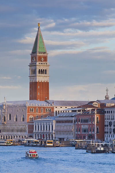 Campanile, Riva degli Schiavoni & Bacino di San Marco, Venice, Italy