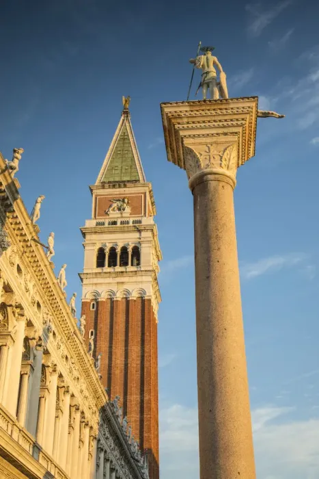 Framed Print : Campanile, St. Marks Square (Piazza San Marco) Venice, Italy