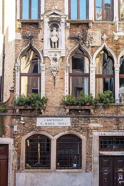 Campiello S. Maria Nova, Castello, Venice, Veneto, Italy