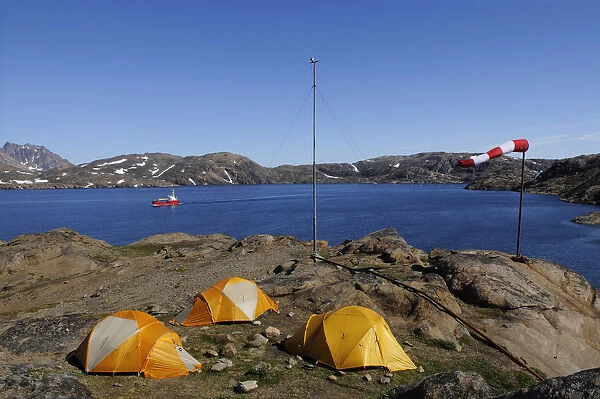 Camping, King Oscar Fjord, Tasiilaq, Ammassalik, Greenland