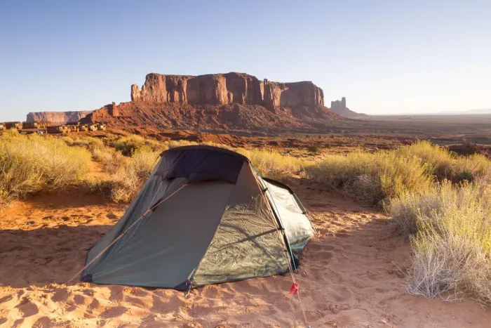 Framed Print : Camping at Monument Valley, Arizona, USA Framed Print : Camping at Monument Valley, Arizona, USA