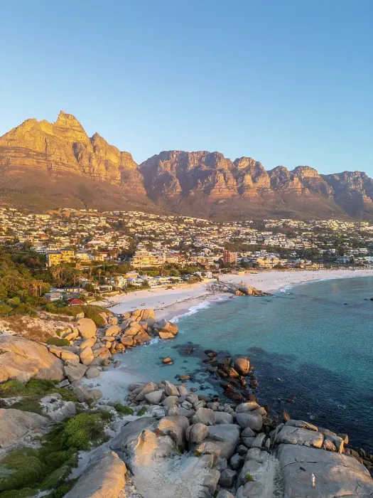 Framed Print : Camps Bay & The Twelve Apostles, Cape Town, Western Cape, South Africa Framed Print : Camps Bay & The Twelve Apostles, Cape Town, Western Cape, South Africa