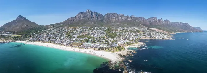Framed Print : Camps Bay & The Twelve Apostles, Cape Town, Western Cape, South Africa Framed Print : Camps Bay & The Twelve Apostles, Cape Town, Western Cape, South Africa