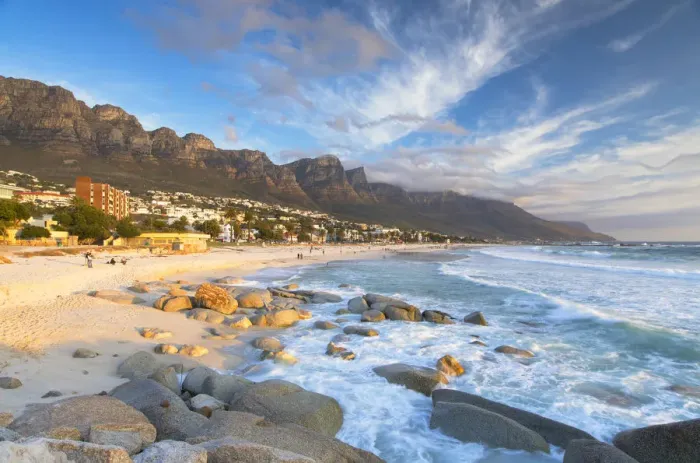 Framed Print : Camps Bay, Cape Town, Western Cape, South Africa Framed Print : Camps Bay, Cape Town, Western Cape, South Africa