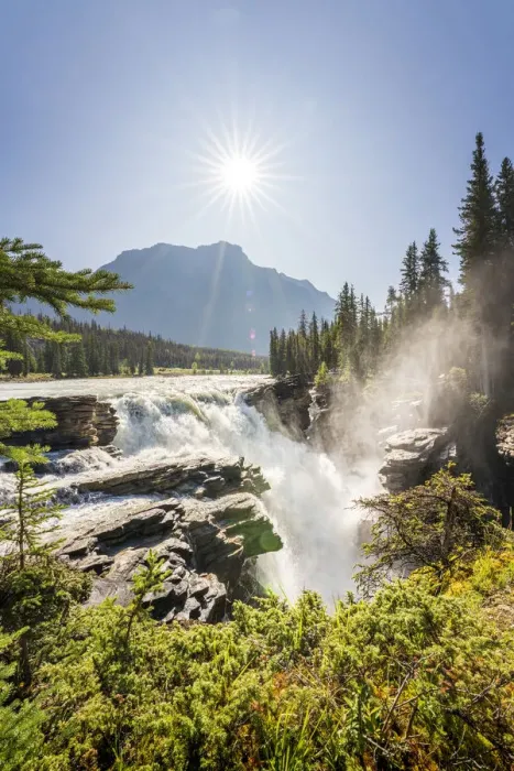 Framed Print : Canada, Alberta, Jasper National Park, Jasper, Maligne Canyon and waterfall Framed Print : Canada, Alberta, Jasper National Park, Jasper, Maligne Canyon and waterfall