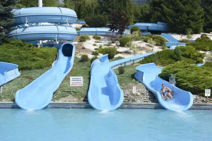 Framed Print : Canada, British Columbia, Okanagan Valley, Vernon, Atlantis waterslides Framed Print : Canada, British Columbia, Okanagan Valley, Vernon, Atlantis waterslides