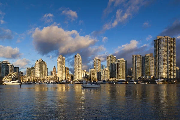 Canada, British Columbia, Vancouver, buildings along False Creek