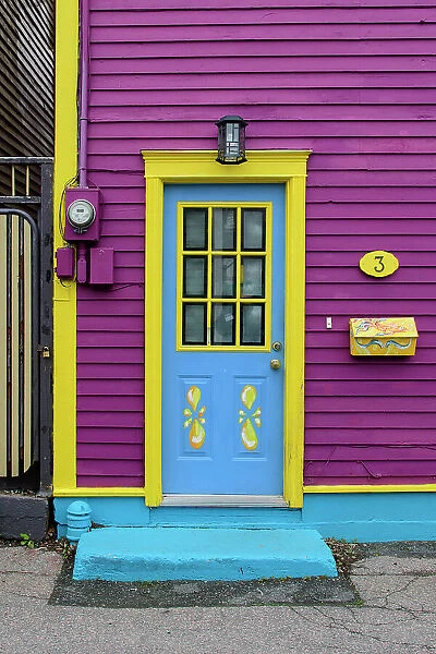 Canada, Maritimes, Newfoundland, St. John's, door