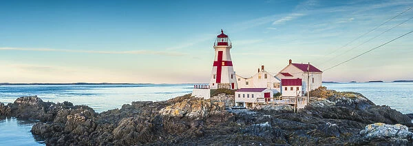 Canada, New Brunswick, Campobello Island, Head Harbour Lightstation lighthouse