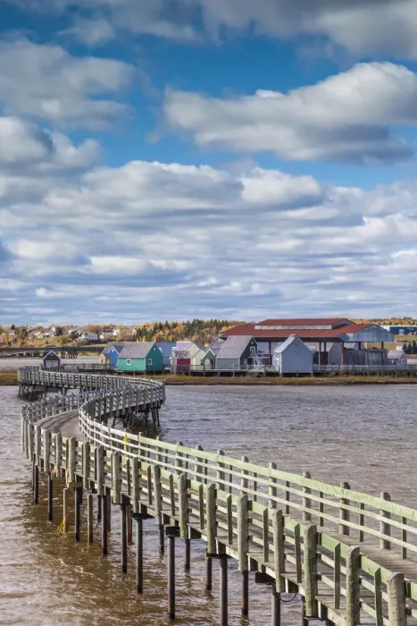 Framed Print : Canada, New Brunswick, Northumberland Strait, Bouctouche, Le Pays de la Sagouine