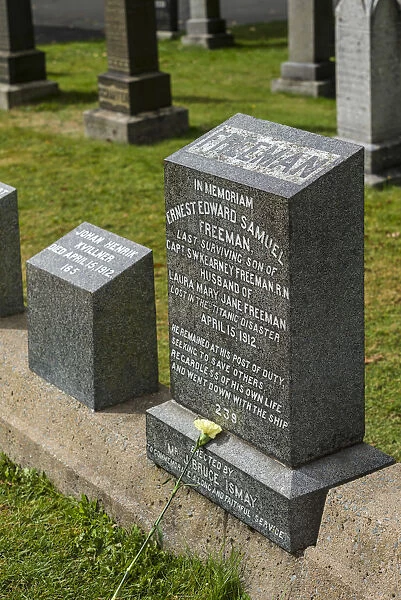 Canada, Nova Scotia, Halifax, Fairview Lawn Cemetery, gravesites of victims of the