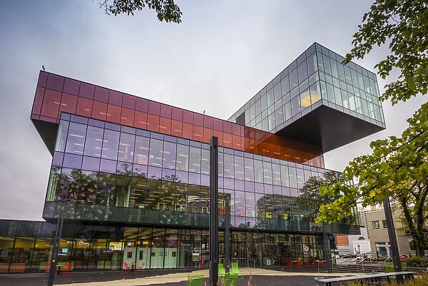Canada, Nova Scotia, Halifax, Halifax Central Library, b. 2014, exterior
