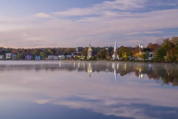 Framed Print : Canada, Nova Scotia, Lunenburg County, Mahone Bay