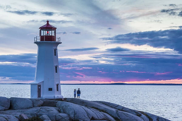 Canada, Nova Scotia, Peggys Cove, fishing village on the Atlantic Coast, Peggys