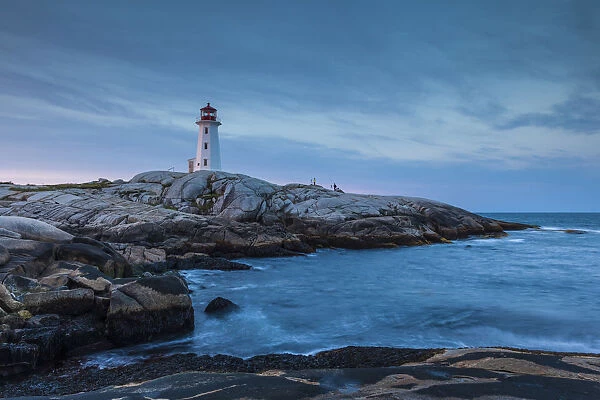 Canada, Nova Scotia, Peggys Cove, fishing village on the Atlantic Coast, Peggys
