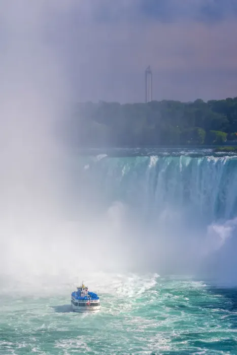 Framed Print : Canada, Ontario, Niagara Falls, Horseshoe Falls, Maid of the Mist boat tour Framed Print : Canada, Ontario, Niagara Falls, Horseshoe Falls, Maid of the Mist boat tour