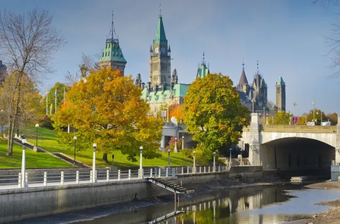 Framed Print : Canada, Ontario, Ottawa, Canadian Parliament across Rideau Canal Framed Print : Canada, Ontario, Ottawa, Canadian Parliament across Rideau Canal