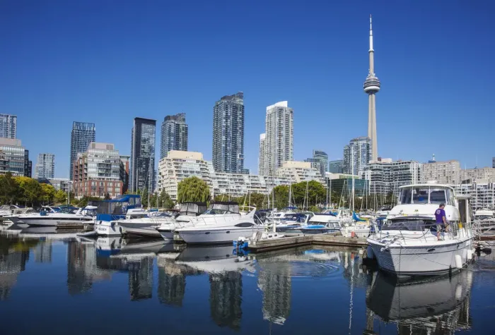 Framed Print : Canada, Ontario, Toronto, Marina Quay West