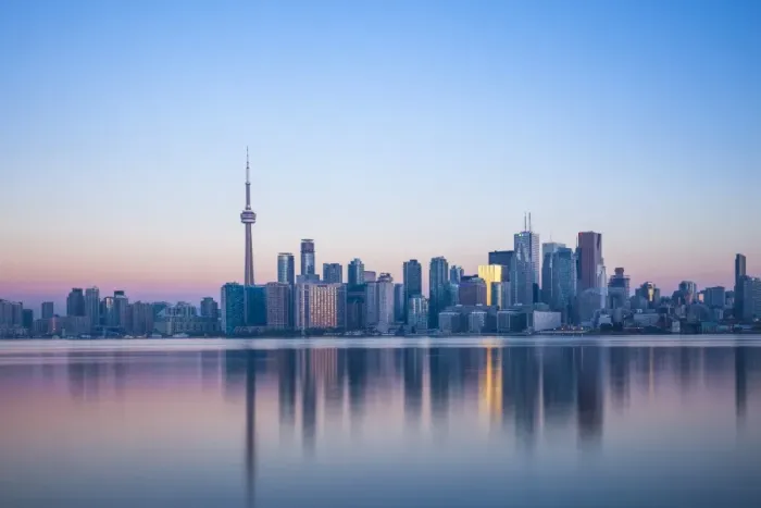 Framed Print : Canada, Ontario, Toronto, View of CN Tower and city skyline Framed Print : Canada, Ontario, Toronto, View of CN Tower and city skyline